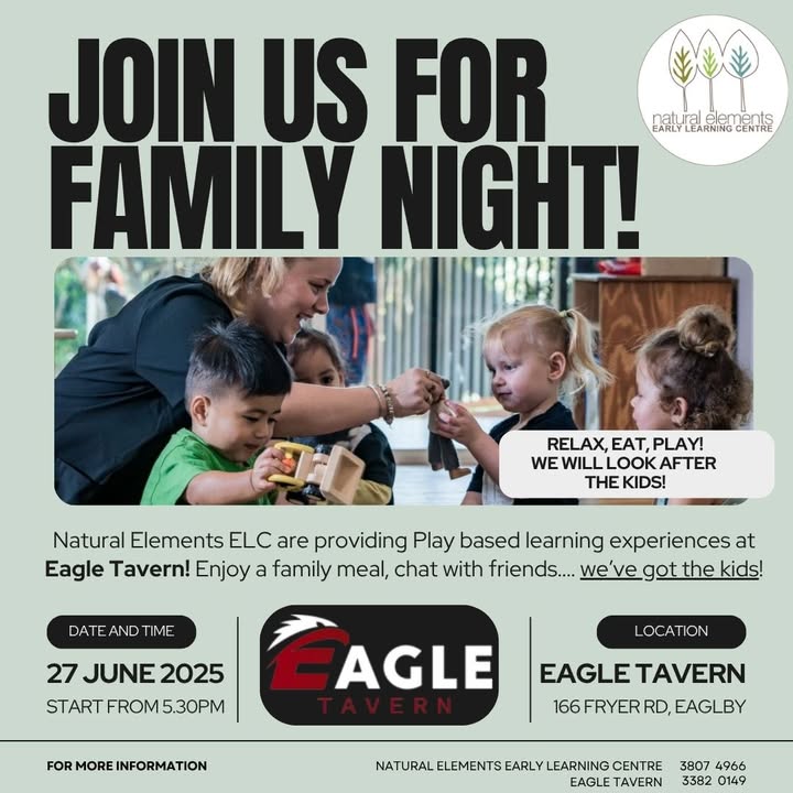 Featured image for “Free Family Night: School Holiday Kickoff at Eagle Tavern”