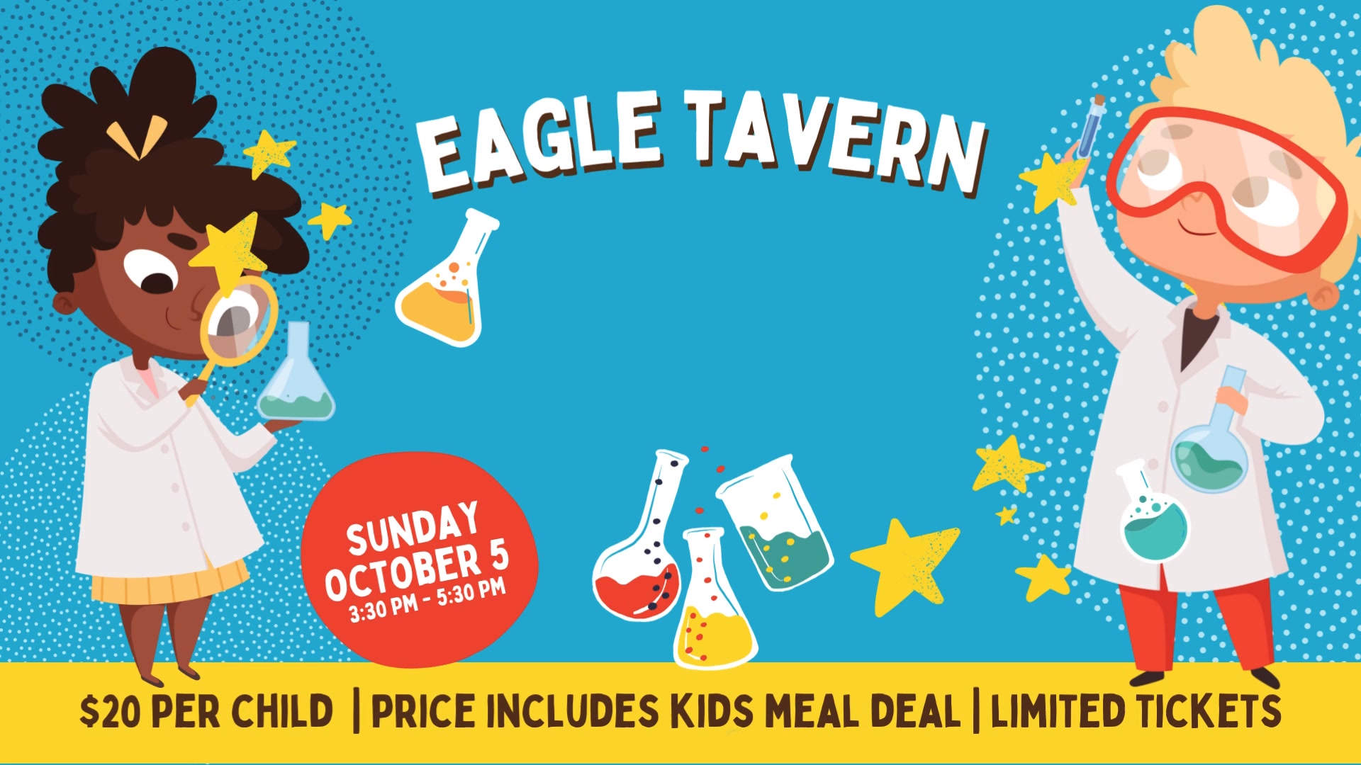Featured image for “School Holiday Fun: $20 Kids’ Event at Eagle Tavern”