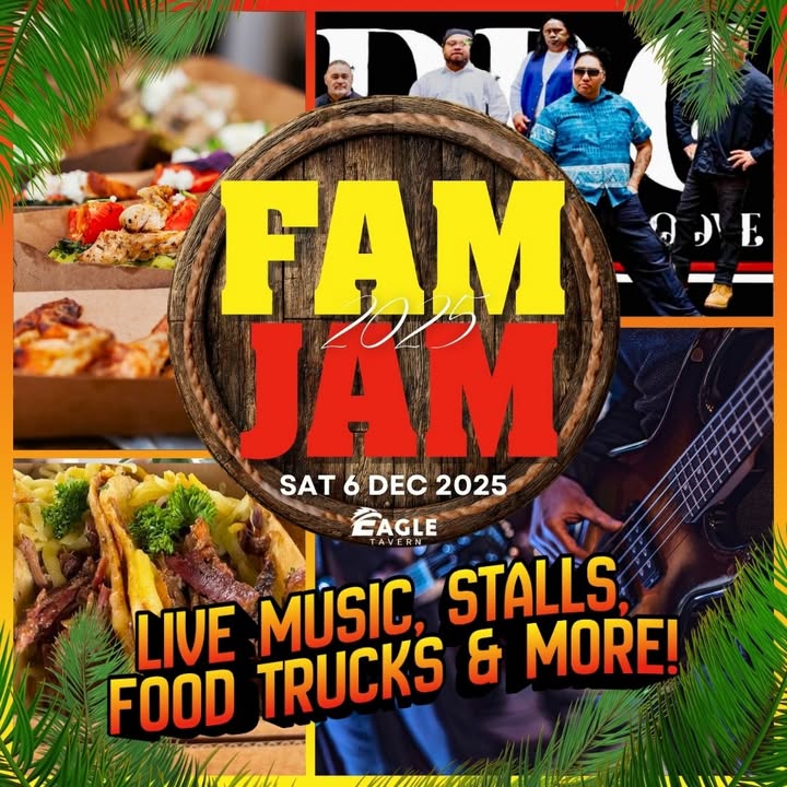 Featured image for “Fam Jam 2025: A Fun-Filled Day of Live Music, Food Trucks, and Entertainment at Eagle Tavern”