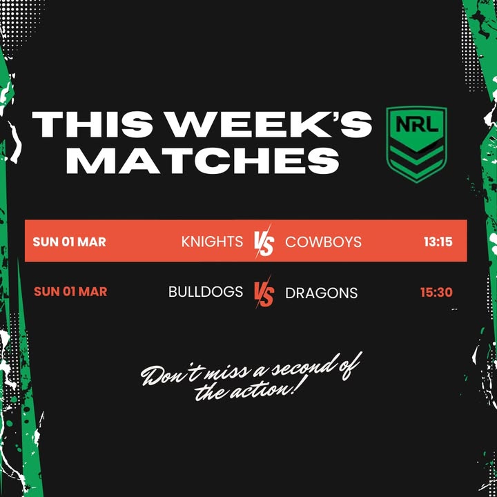 Featured image for “NRL Round 1 This Sunday at Eagle Tavern”