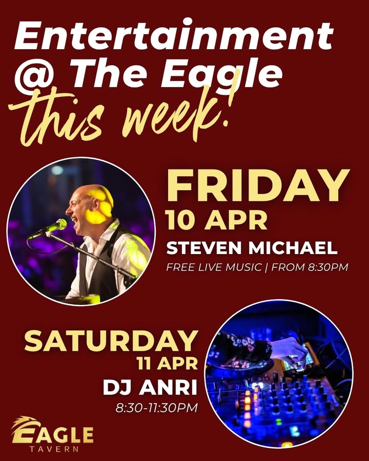 Featured image for “Live Music and DJs This Week at Eagle Tavern”