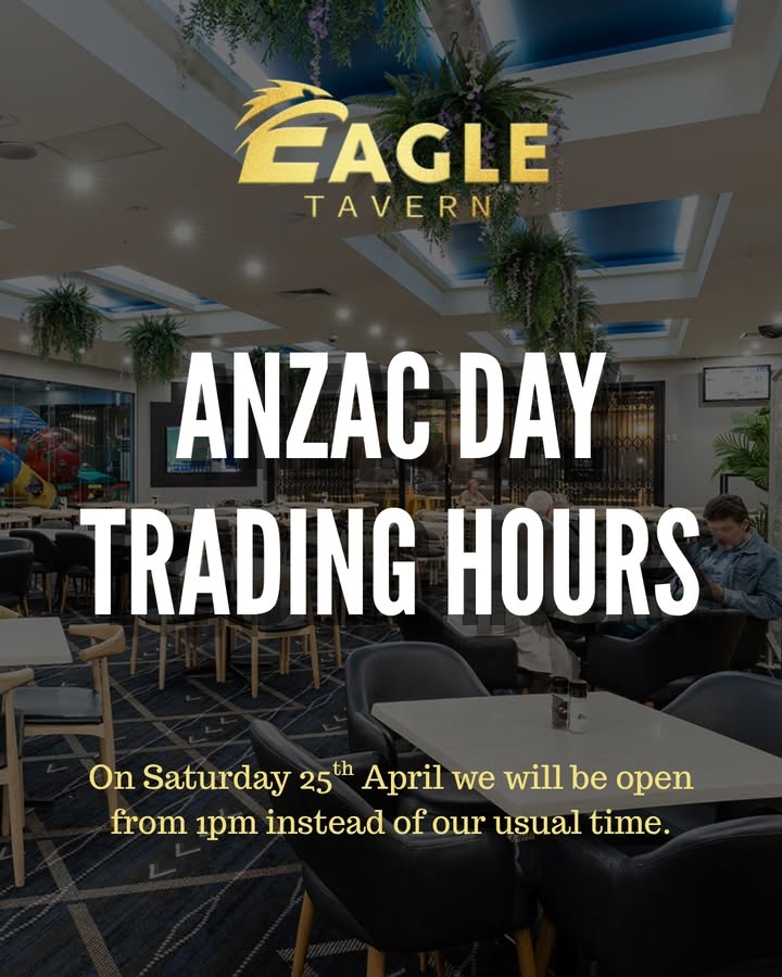 Featured image for “ANZAC Day Hours at Eagle Tavern”