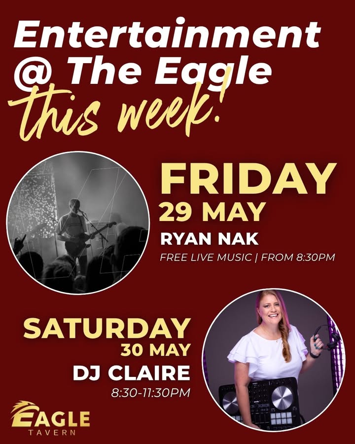 Featured image for “Big Weekend at Eagle Tavern with Live Music”