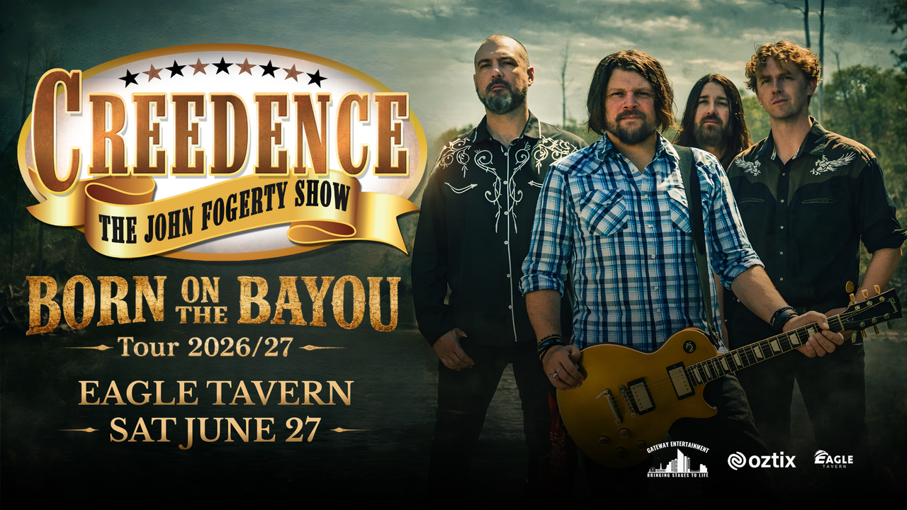 Featured image for “Creedence: Born on the Bayou Tour at Eagle Tavern”