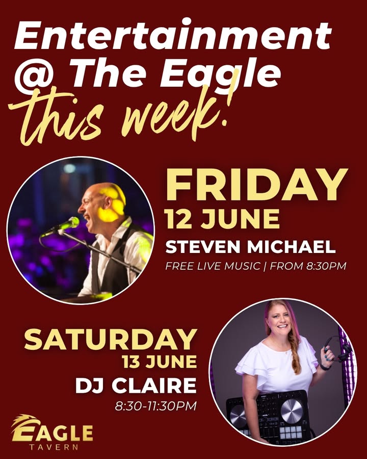 Featured image for “Live Music Every Weekend at Eagle Tavern”