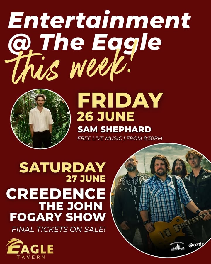 Featured image for “Big Weekend of Live Music at Eagle Tavern”