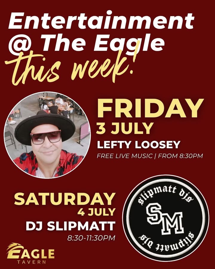Featured image for “Live Music and DJs This Weekend at Eagle Tavern”