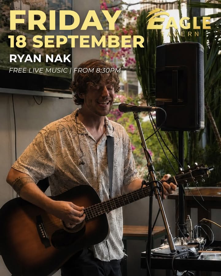 Featured image for “Live Music Tonight at Eagle Tavern with Ryan Nak”