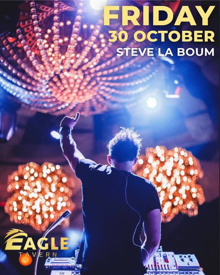 Featured image for “Live Music Friday Night with Steve La Boum at Eagle Tavern”